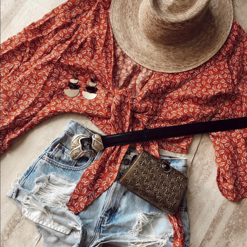 Boutique Wrap Crop Top